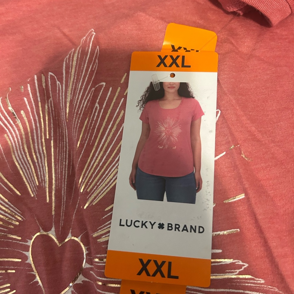 Lucky Brand Baroque Rose Graphic Tee XXL